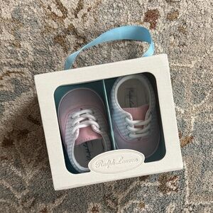 Brand new in box Ralph Lauren Baby girl Sneakers in Pink